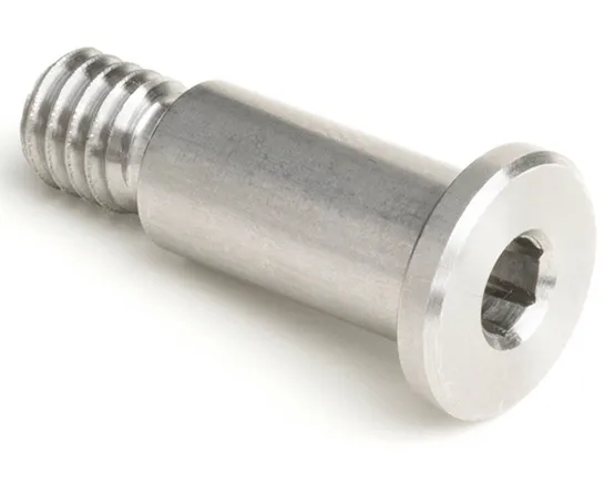 1/8 (4-40 UNC) X 1/16 PRECISION LOW HEAD SOCKET SHOULDER SCREW A4 (316L) STAINLESS STEEL
