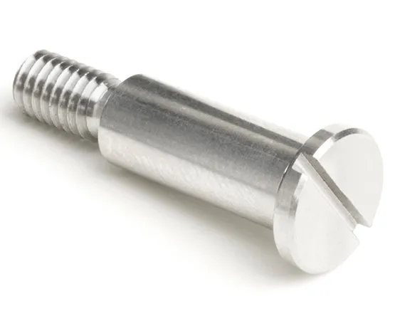 3/32 (2-56 UNC) X 1/4 PRECISION ULTRA LOW SLOT SHOULDER SCREW A4 (316L) STAINLESS STEEL