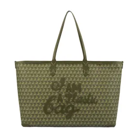 ANYA HINDMARCH I Am A Plastic Bag Motif Tote Bag - Fern