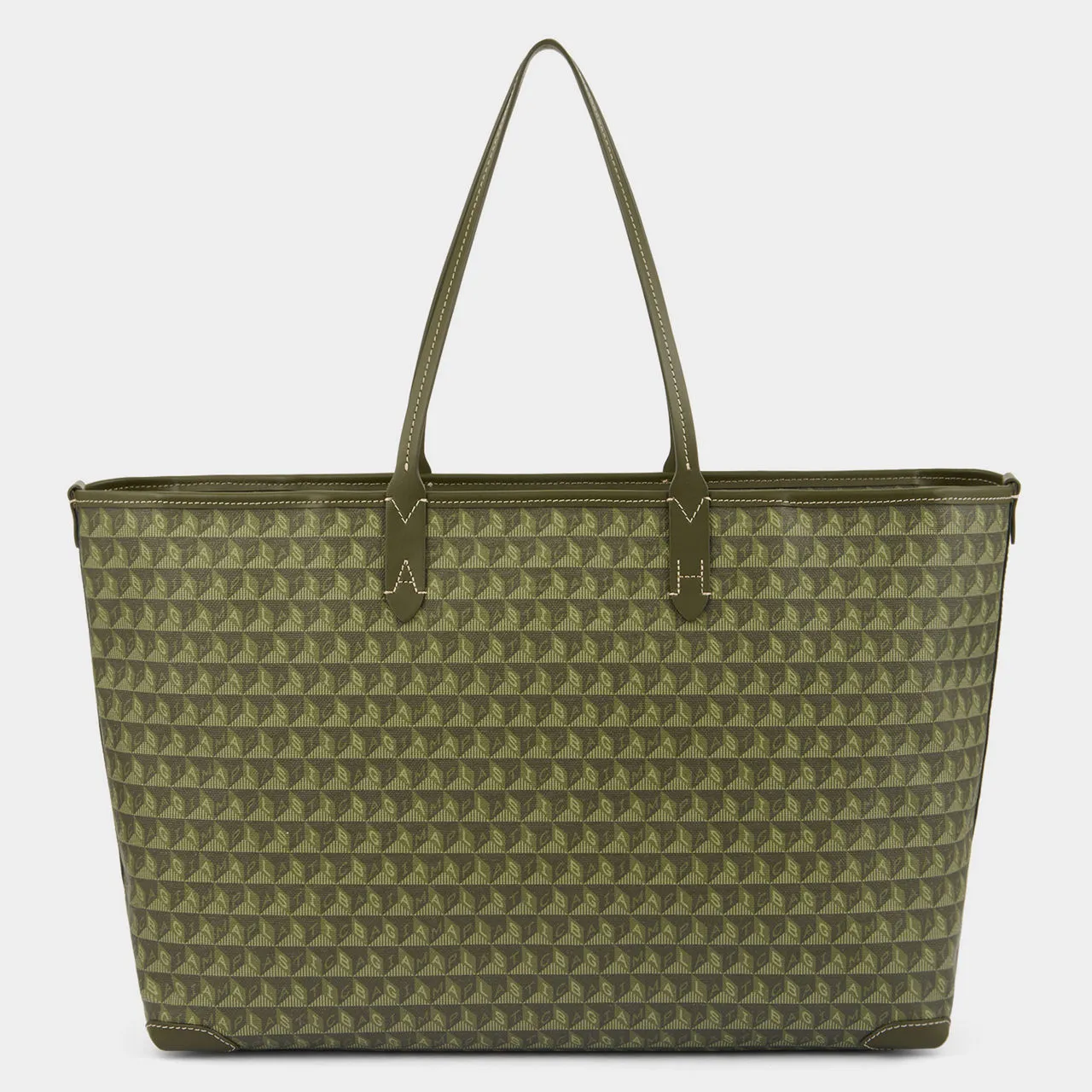 ANYA HINDMARCH I Am A Plastic Bag Motif Tote Bag - Fern