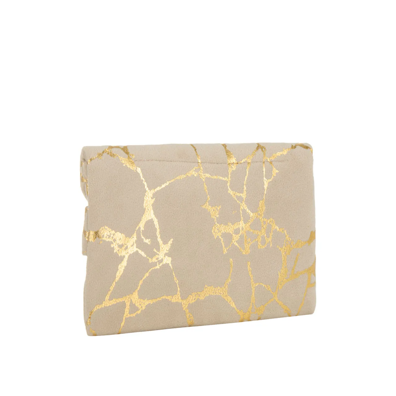 AOIFE MULLANE Printed Flap Clutch - Vanilla