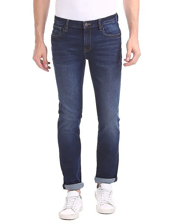 Arrow Sports Slim Fit Dark Wash Jeans