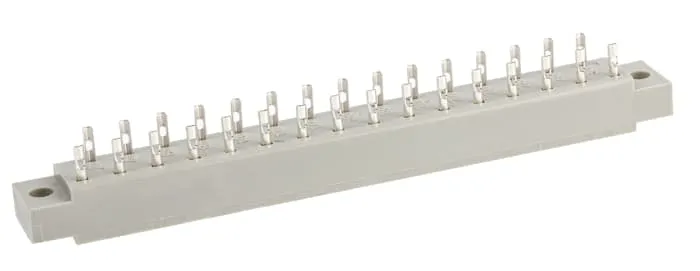 ASSMANN WSW 5mm Pitch 31 Way 2 Row Straight Female DIN 41617 Connector, Solder Termination, 2A