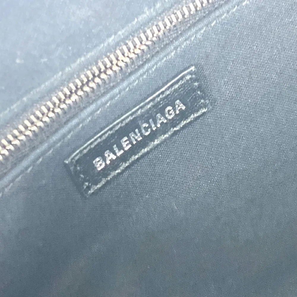 BALENCIAGA Clutch bag 618895 leather blue Cloud XS logo Cloud Women