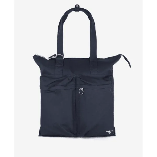 Barbour Cascade Two-Way Tote Bag in Navy