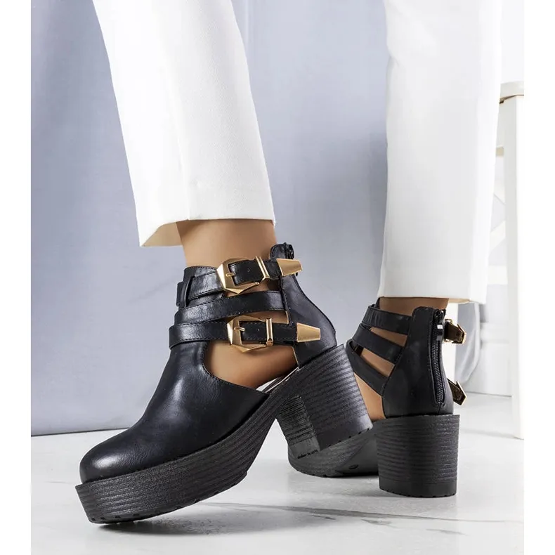 Black ankle boots from Nellie