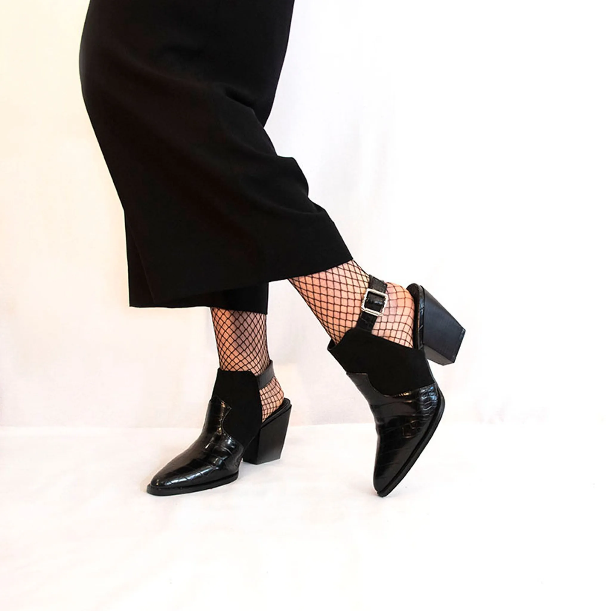 BLACK WIDE LEG CULOTTES