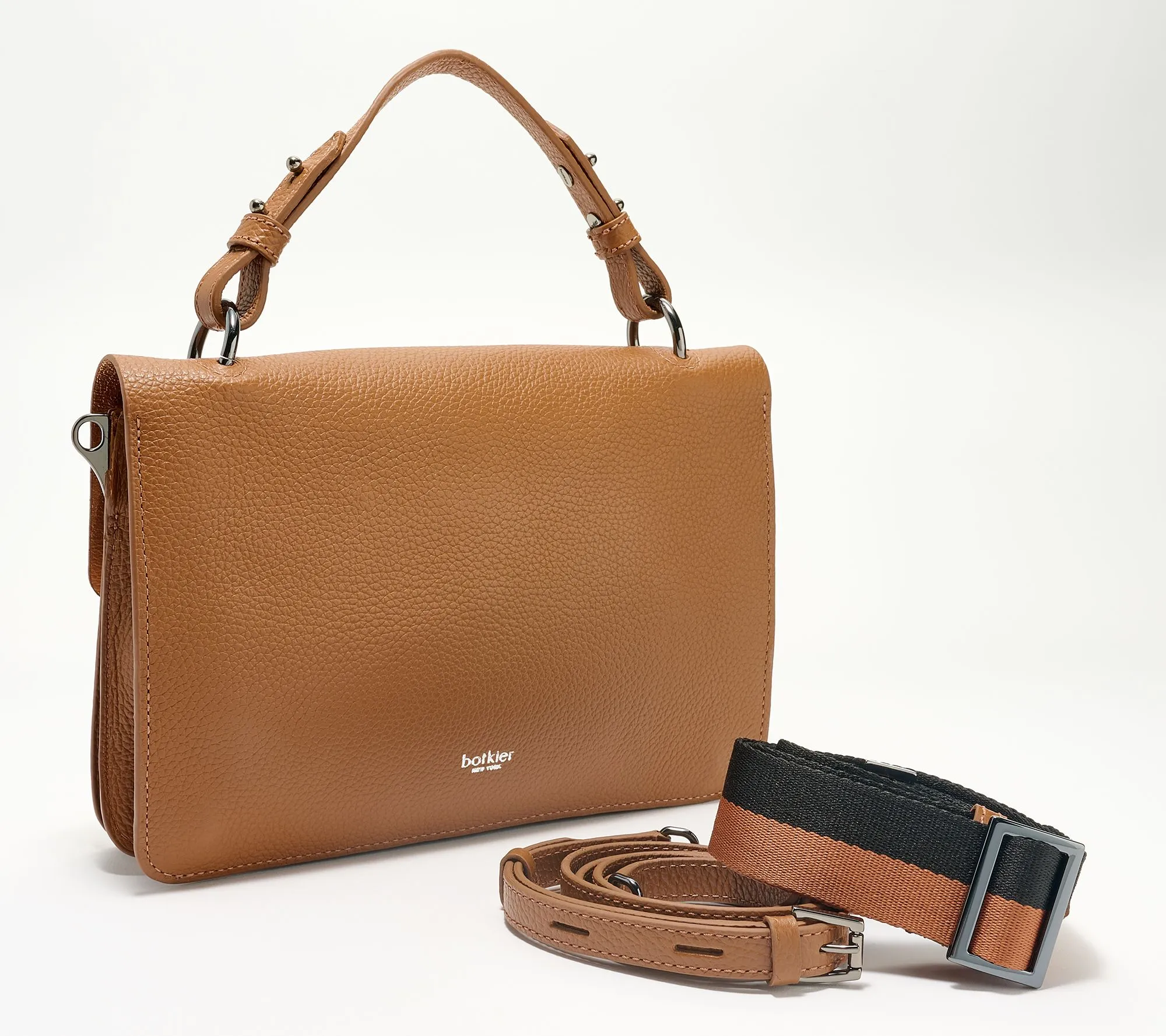 Botkier Valentina Flap Leather Satchel