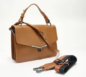 Botkier Valentina Flap Leather Satchel