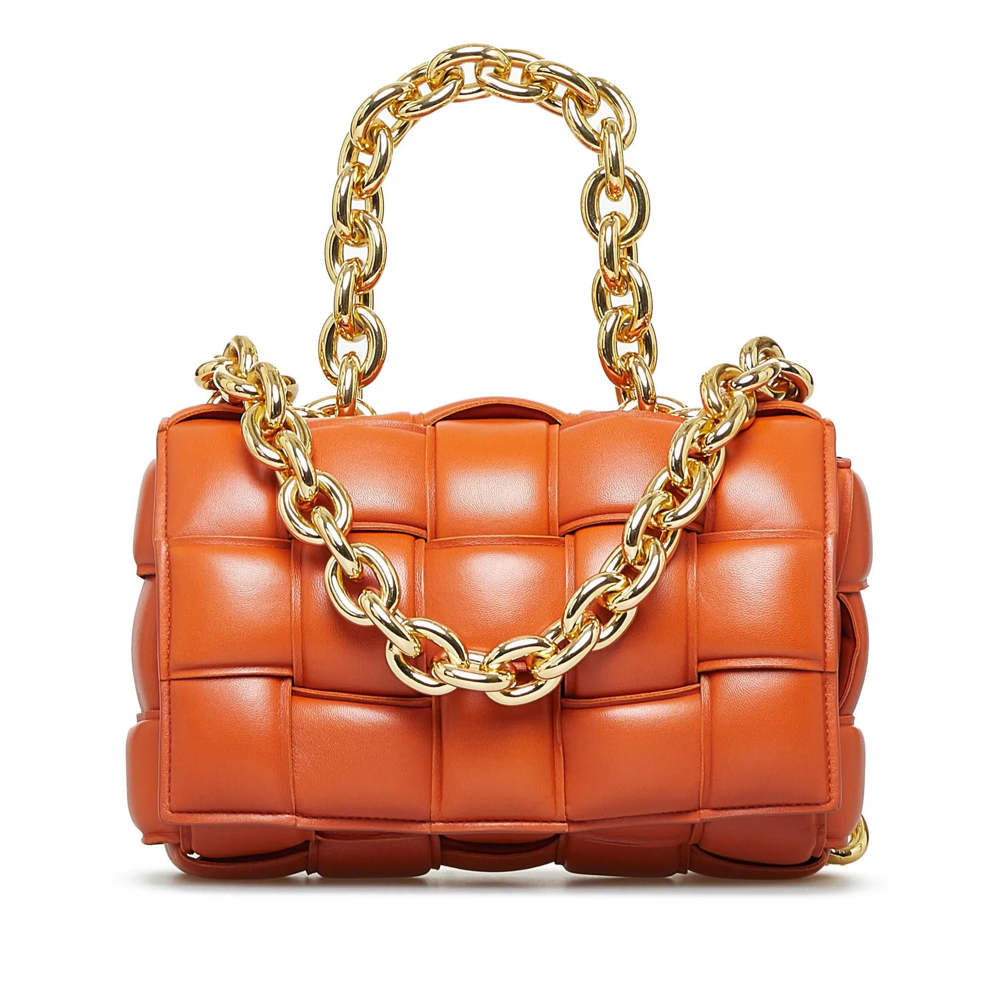 Bottega Veneta Padded Cassette Chain Satchel