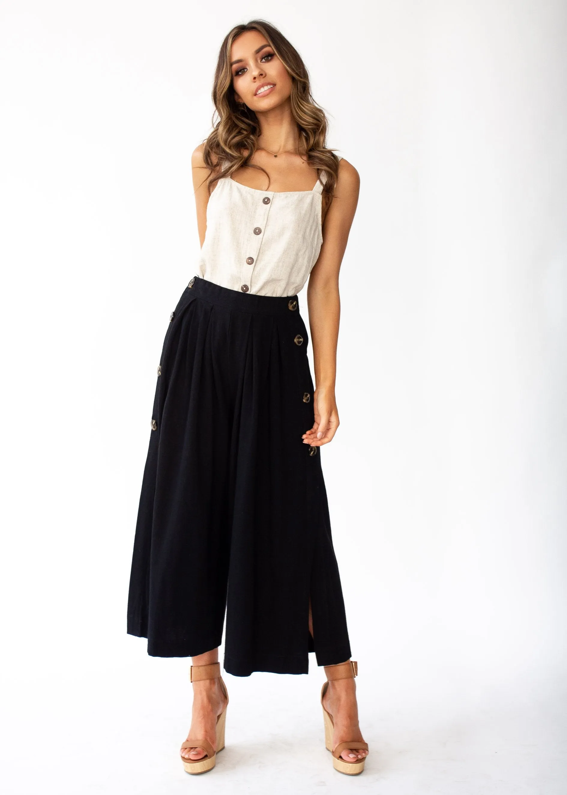 Brooklyn Culottes - Black