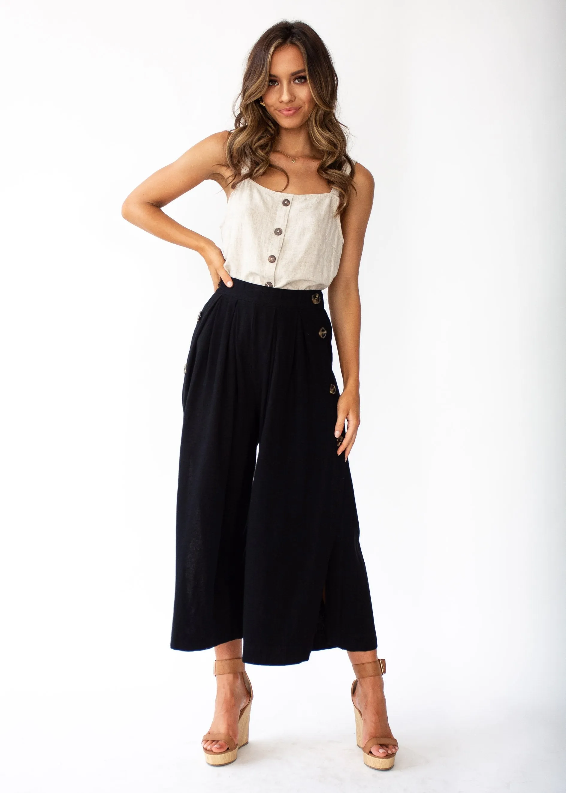 Brooklyn Culottes - Black