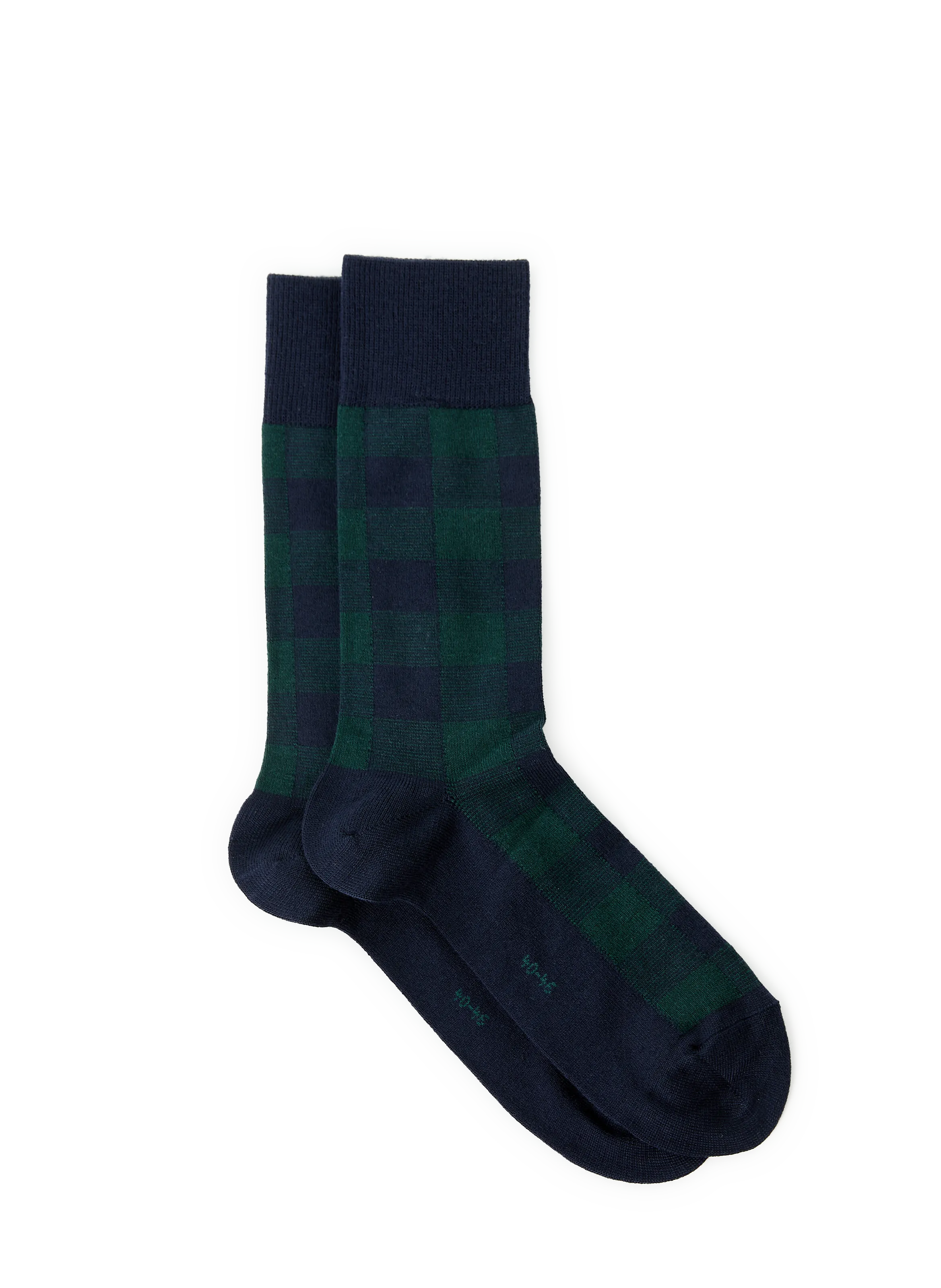 BURLINGTON  Checked Socks - Blue