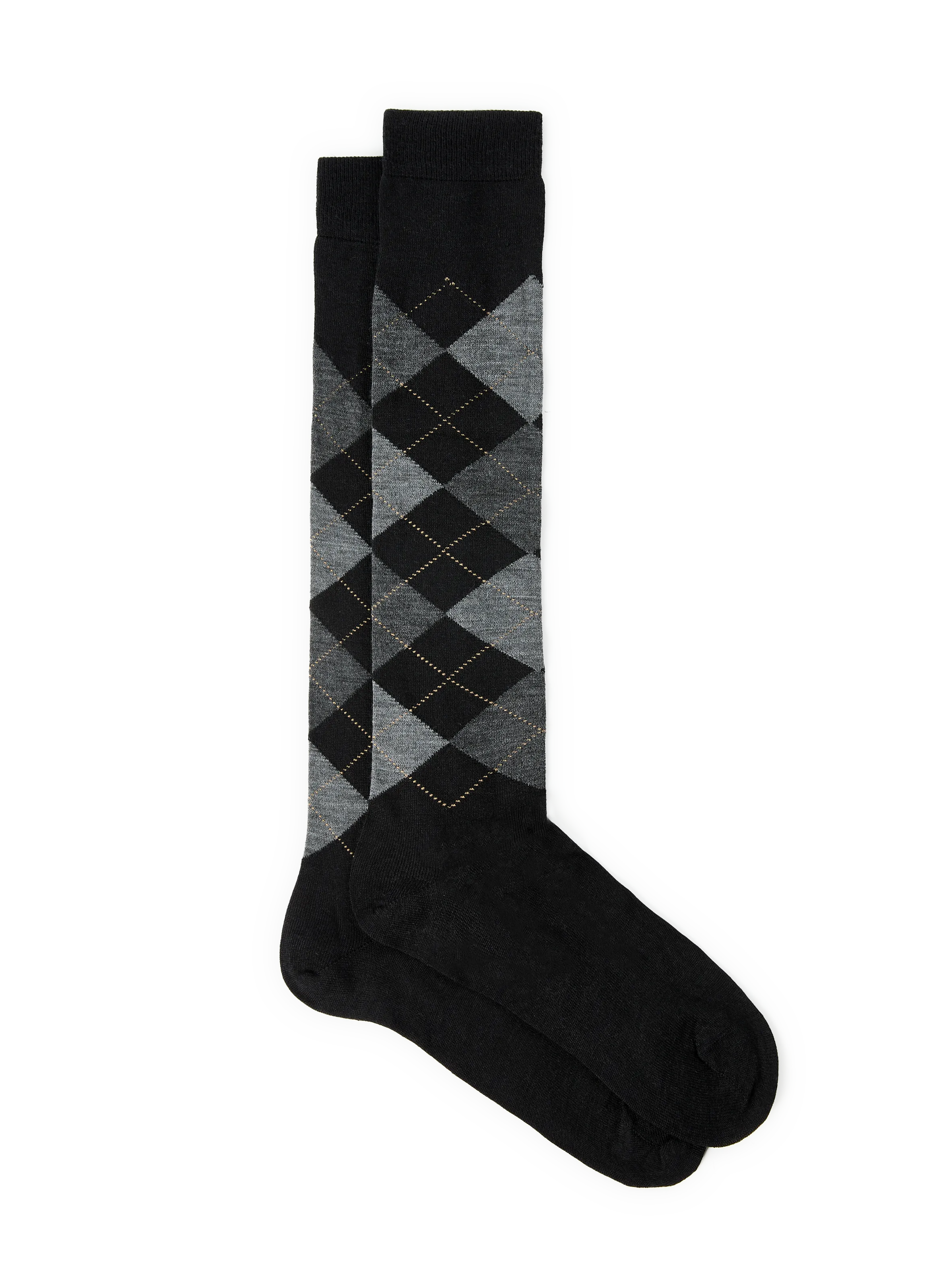 BURLINGTON  Wool mid-calf socks - Black