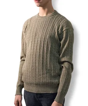 Cable knit men’s sweater