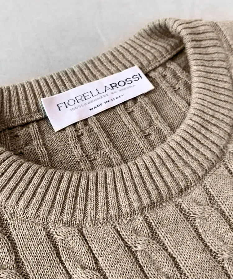 Cable knit men’s sweater