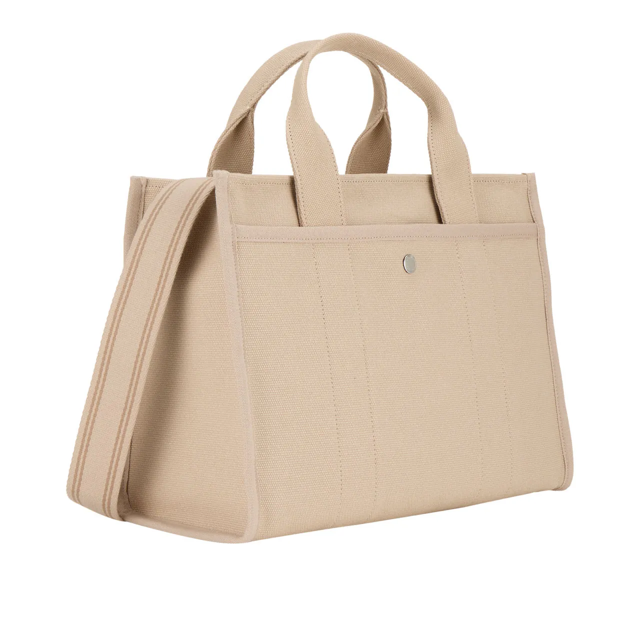 COACH Cargo Canvas Logo Tote Bag - Chalk