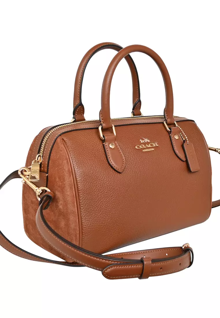 Coach Coach Rowan Satchel - Redwood Brown