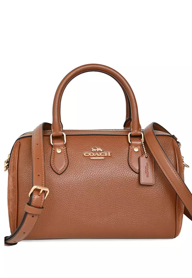 Coach Coach Rowan Satchel - Redwood Brown