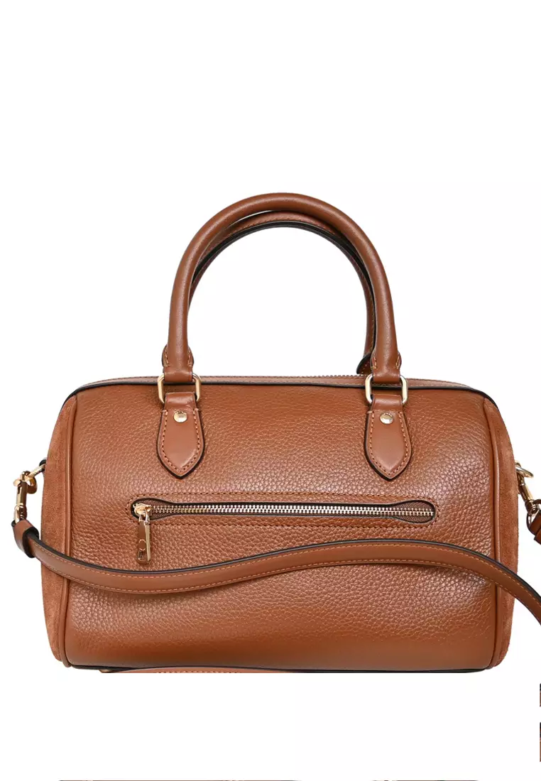 Coach Coach Rowan Satchel - Redwood Brown