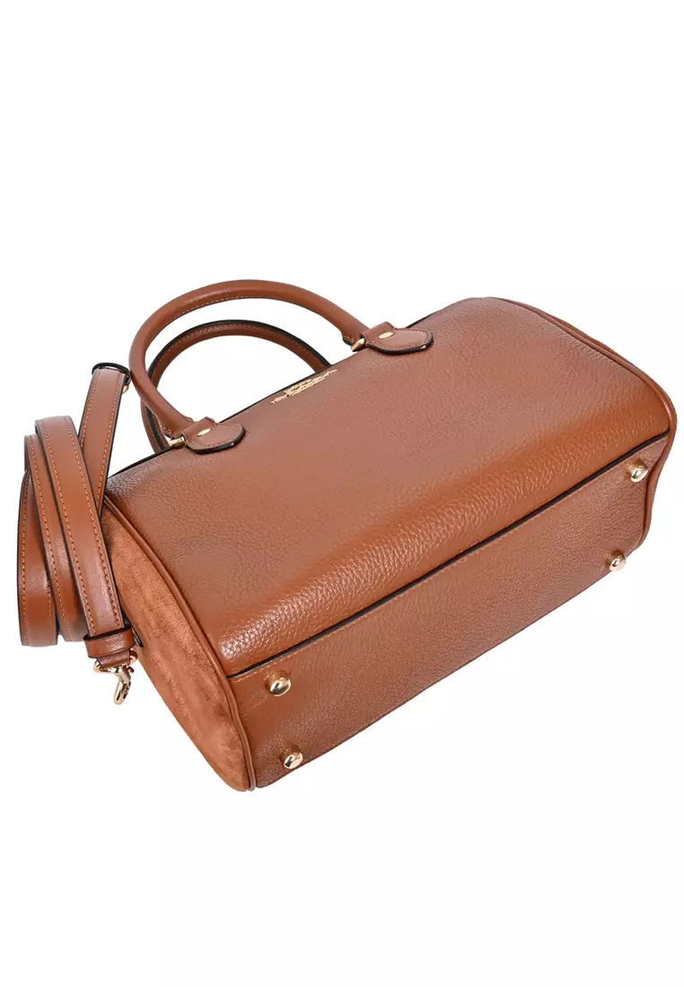 Coach Coach Rowan Satchel - Redwood Brown