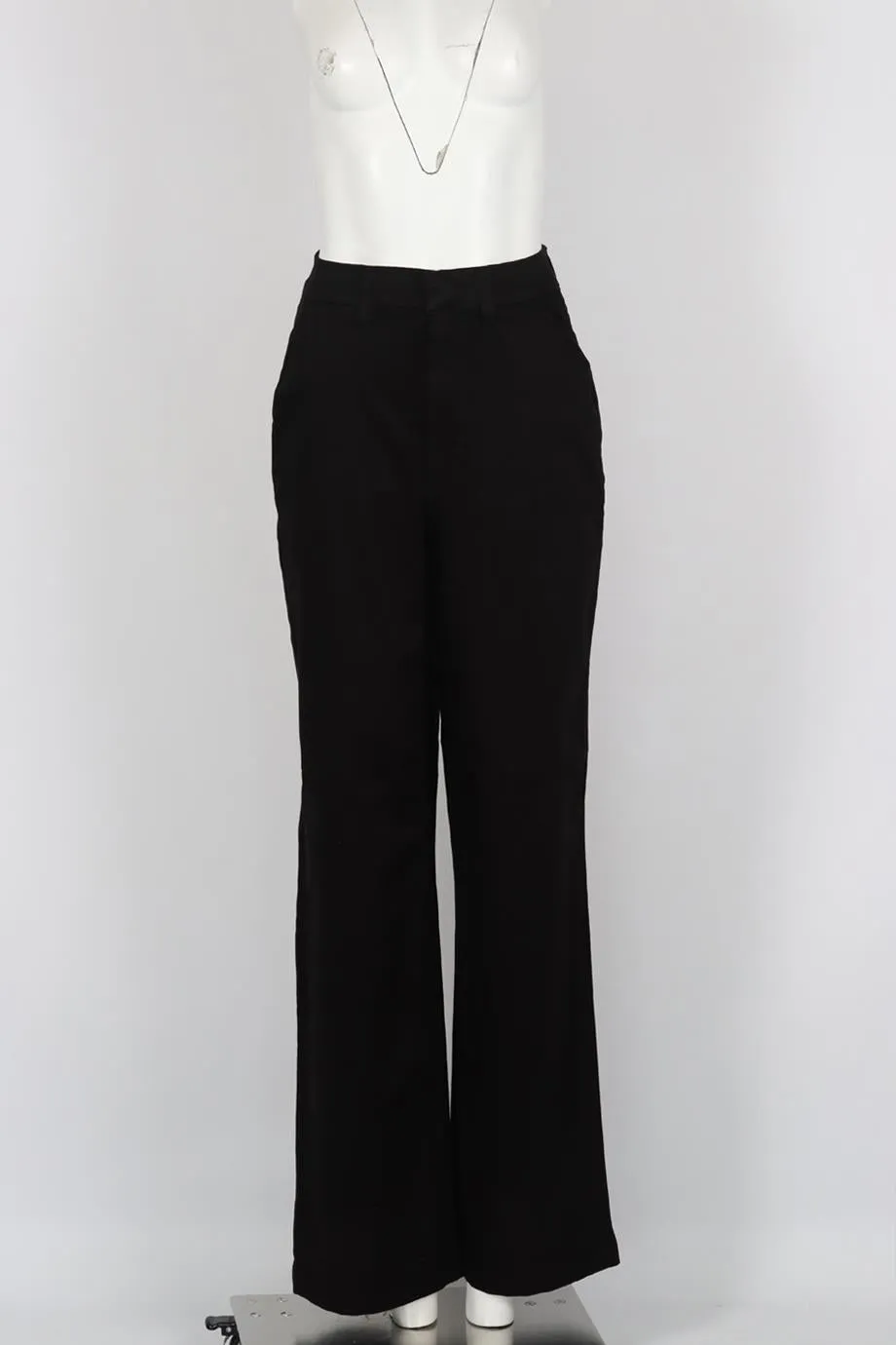 COTTON CITIZEN COTTON BLEND WIDE LEG PANTS W25 UK 6-8