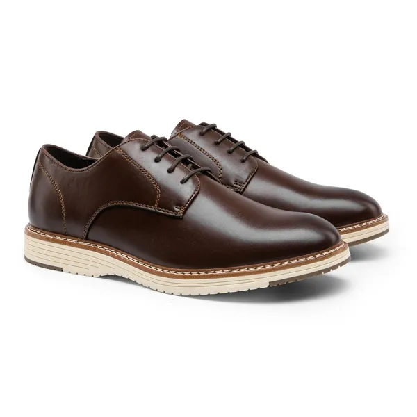 [CrossFlex Lite Polish] Men's Non-Slip Smart Casual Oxfords