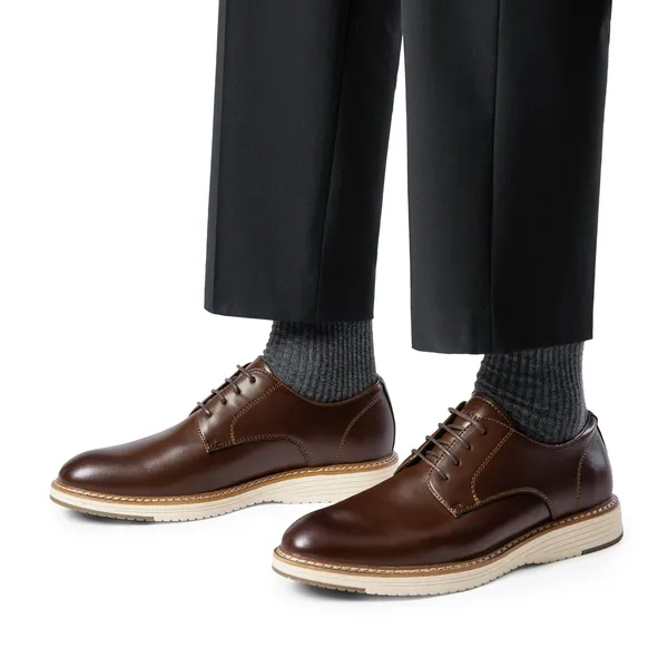 [CrossFlex Lite Polish] Men's Non-Slip Smart Casual Oxfords