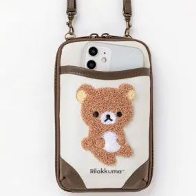 Cute Rilakkuma Bear Cross Body Satchel Wallet