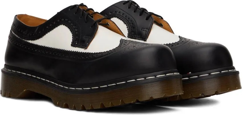 Dr. Martens Black & White 3989 Bex Oxfords