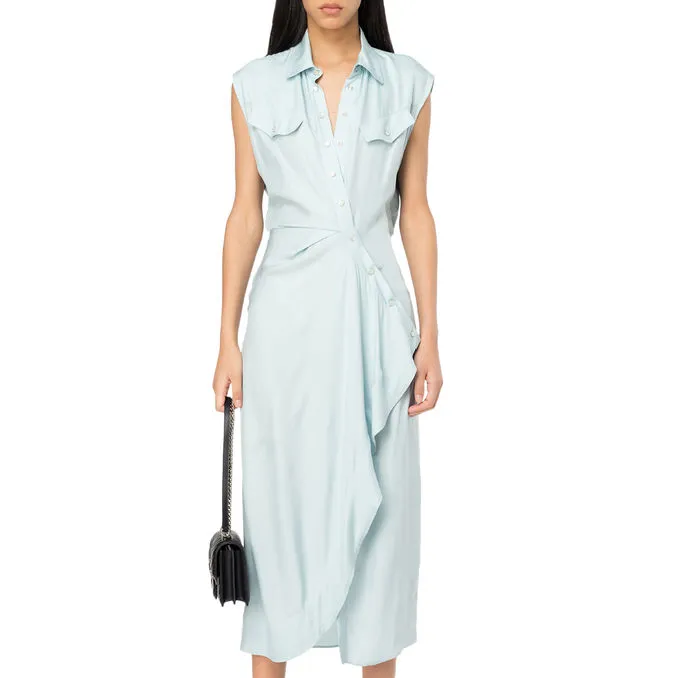 DRESS AMITYVILLE Woman Light Blue 