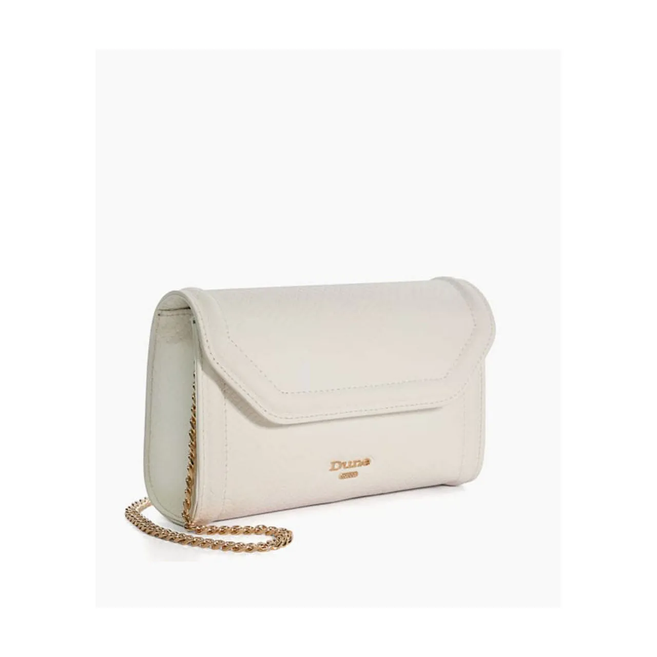 DUNE LONDON Bellini Box Clutch Shoulder Bag - White