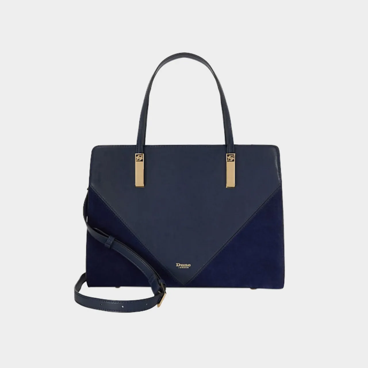 DUNE LONDON Denbeigh Medium Tote Bag - Navy