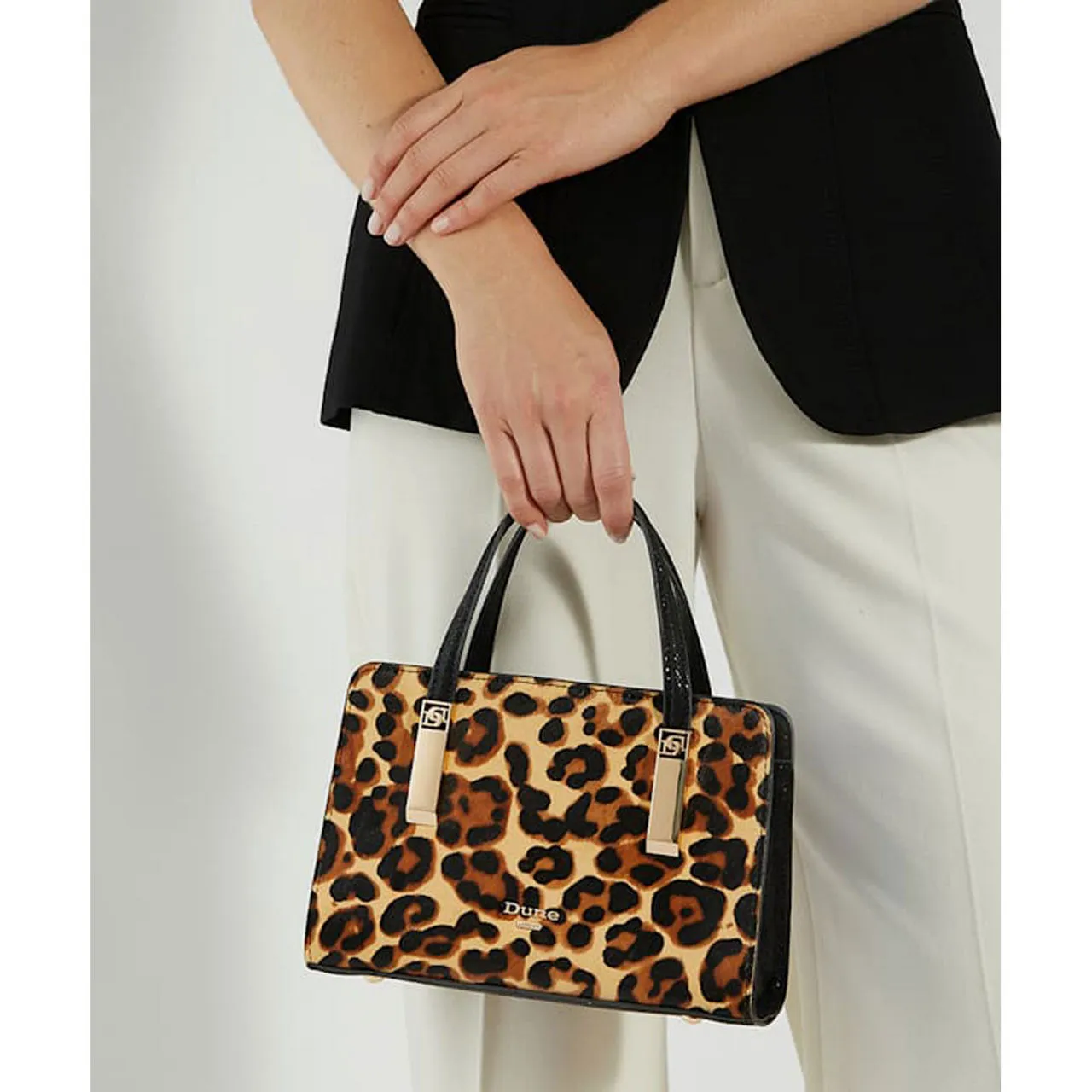 DUNE LONDON Dinkydenbeigh Small Tote Bag - Leopard