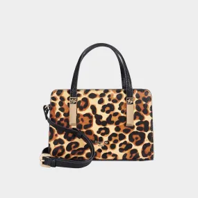 DUNE LONDON Dinkydenbeigh Small Tote Bag - Leopard