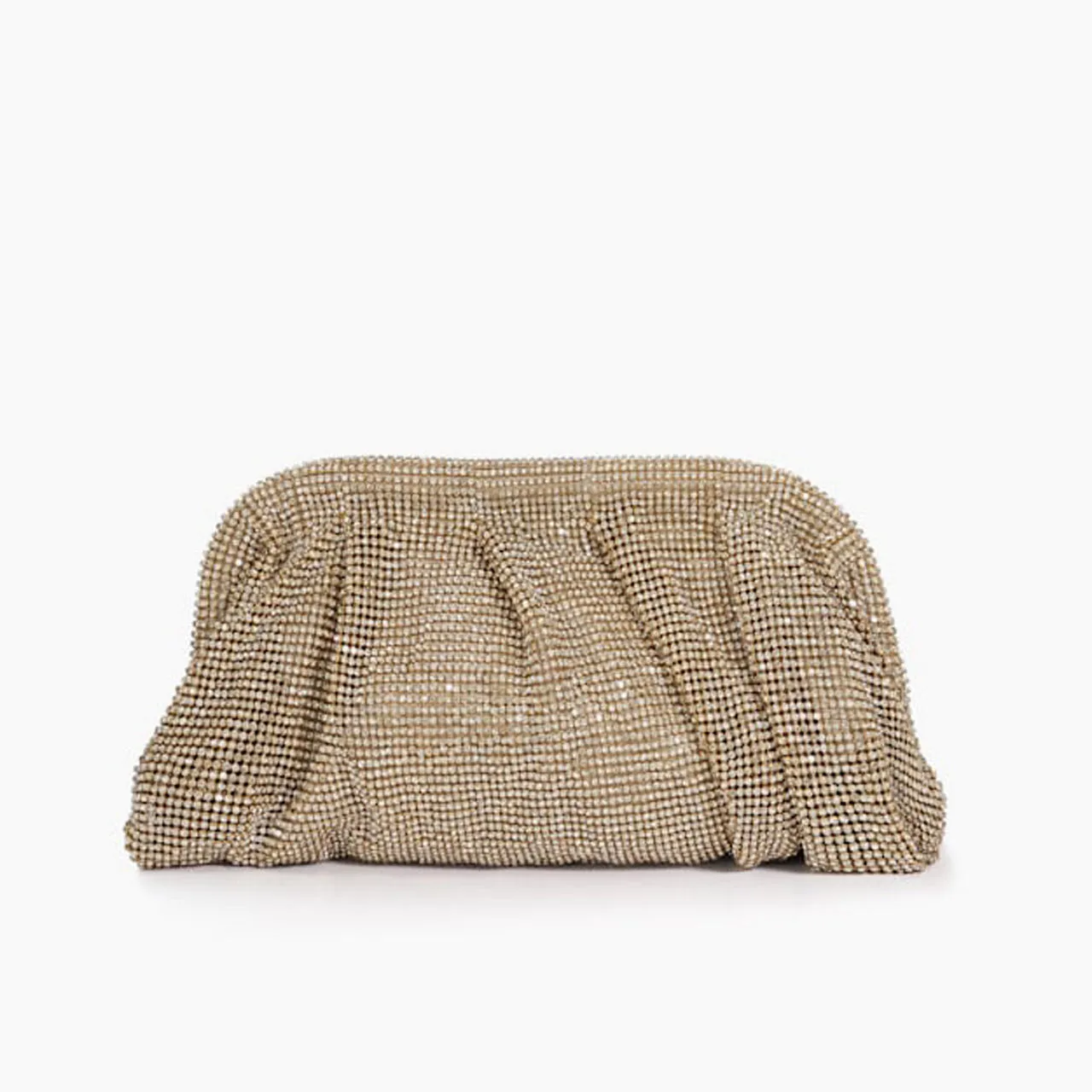 DUNE LONDON Elegent Embellished Clutch Bag - Gold