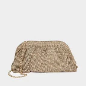 DUNE LONDON Elegent Embellished Clutch Bag - Gold