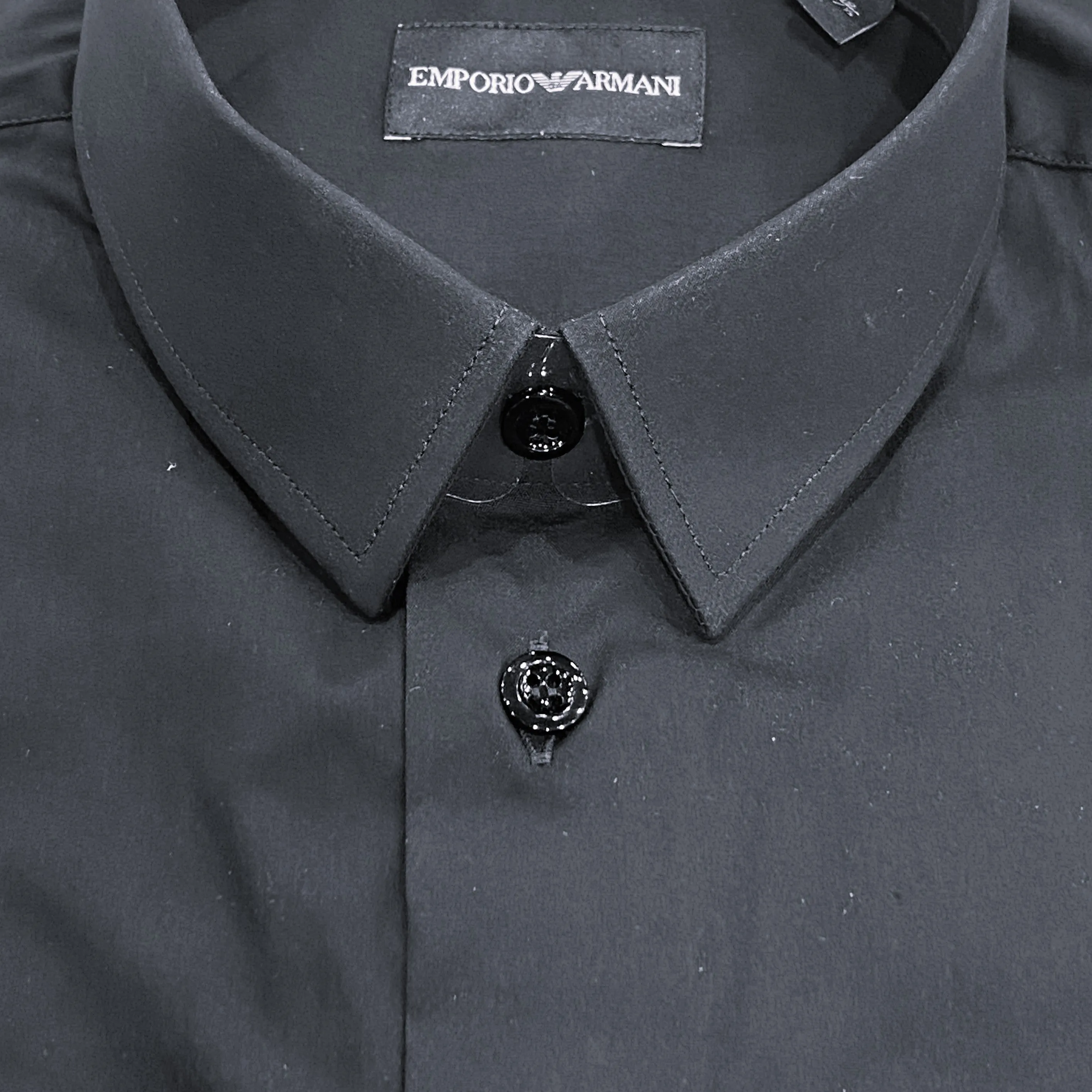 Emporio Armani Black Dress Shirt