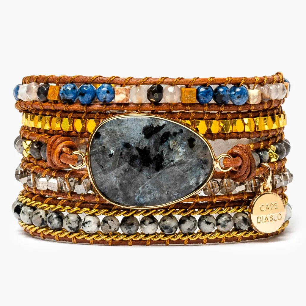 Ethereal Labradorite Wrap Bracelet