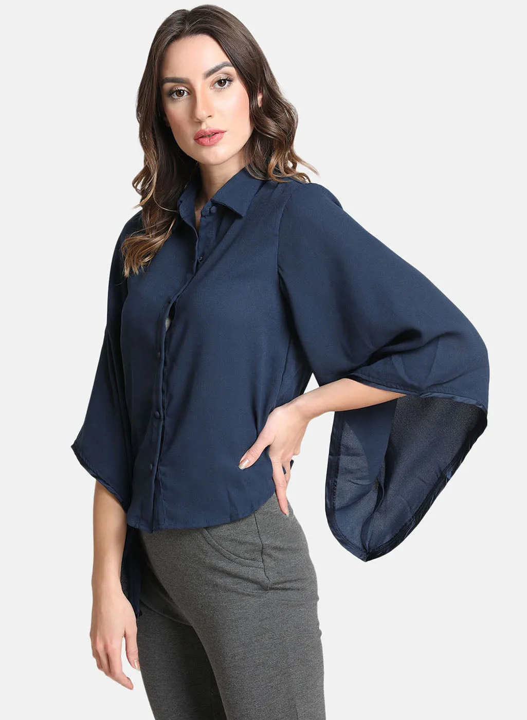 Flared Sleeves Shirt