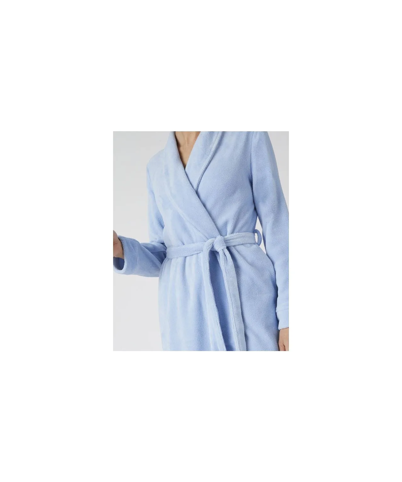 Fleece Wrap Gown