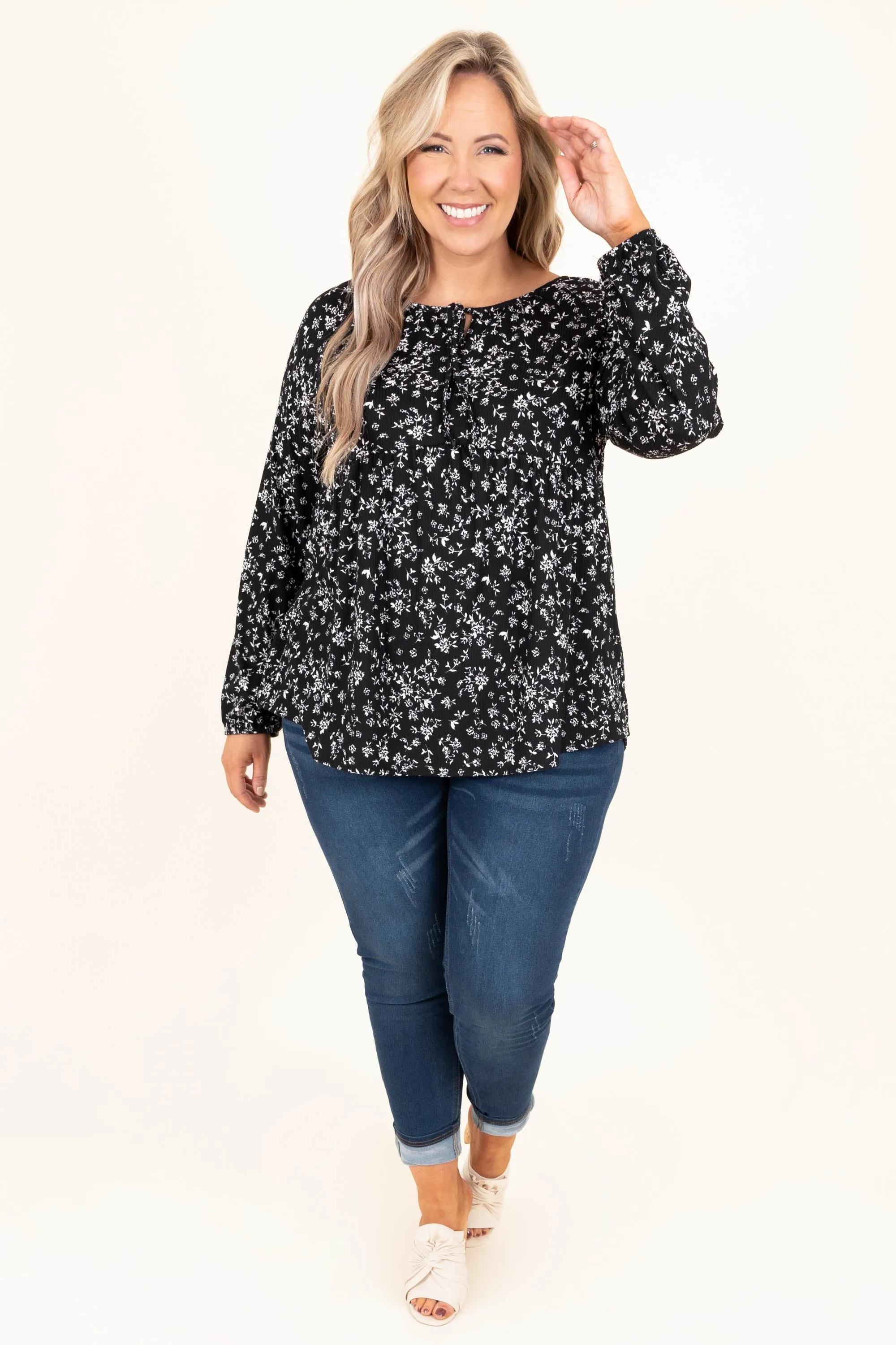 Forever and Always Tunic, Black