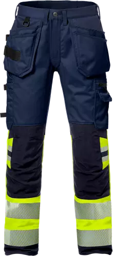 Fristads High Vis Craftsman Stretch Trousers Class 1 2706 PLU