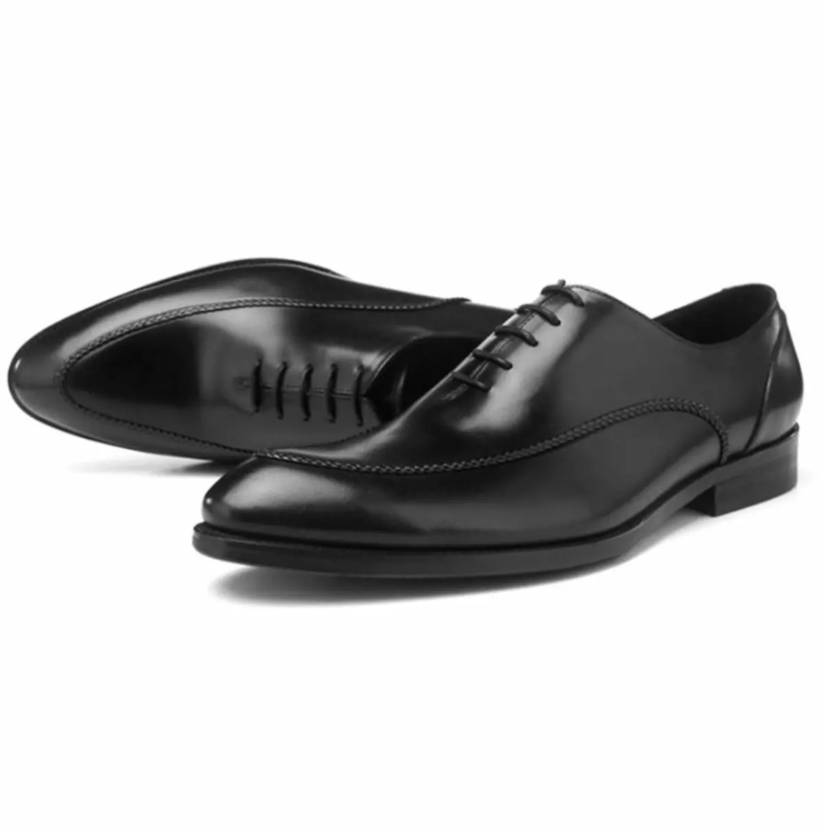 Handmade Men's Cow Leather Dress Oxfords Shoes