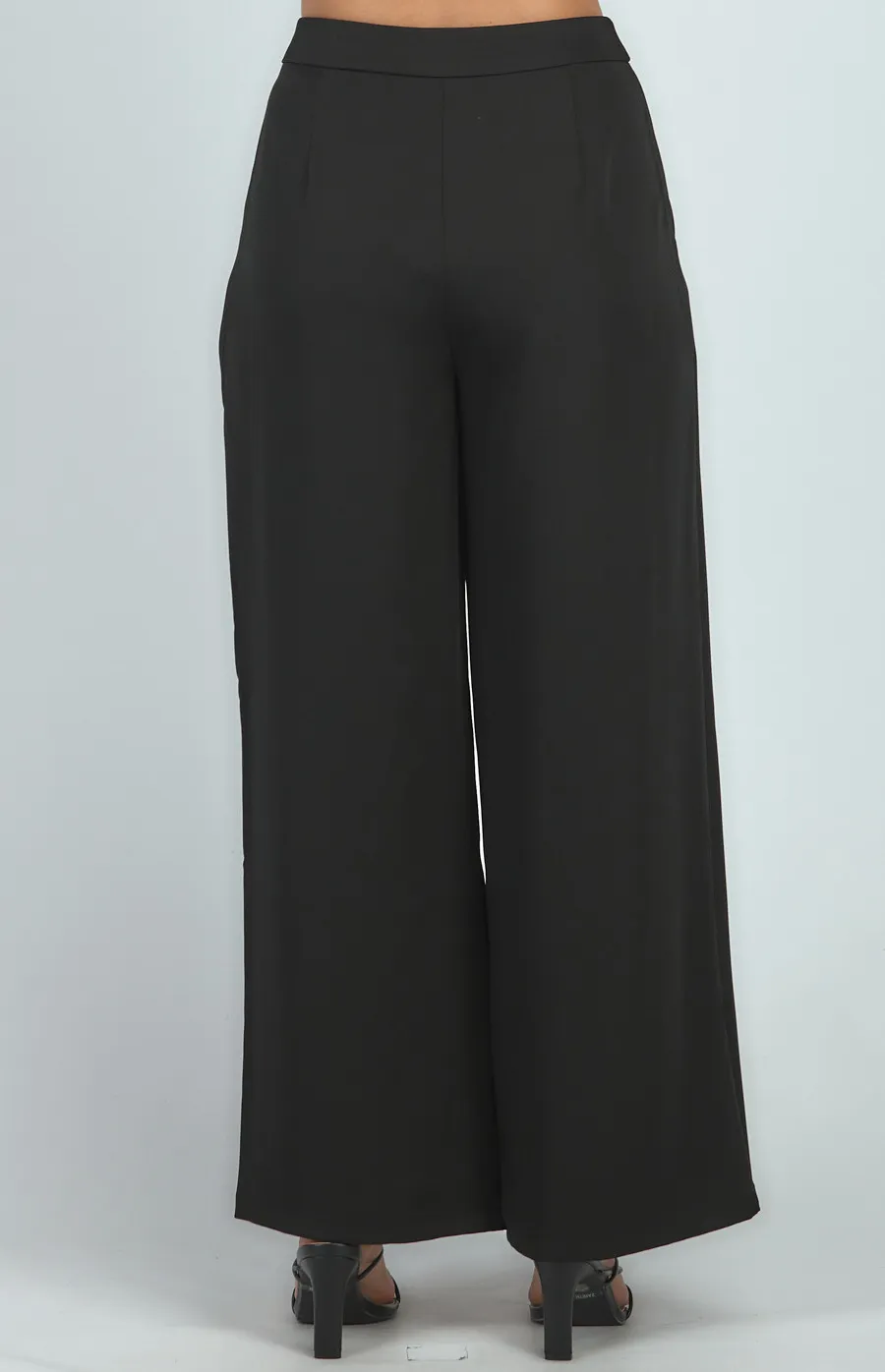 High Waisted Wide Leg Pants (SPA399B)