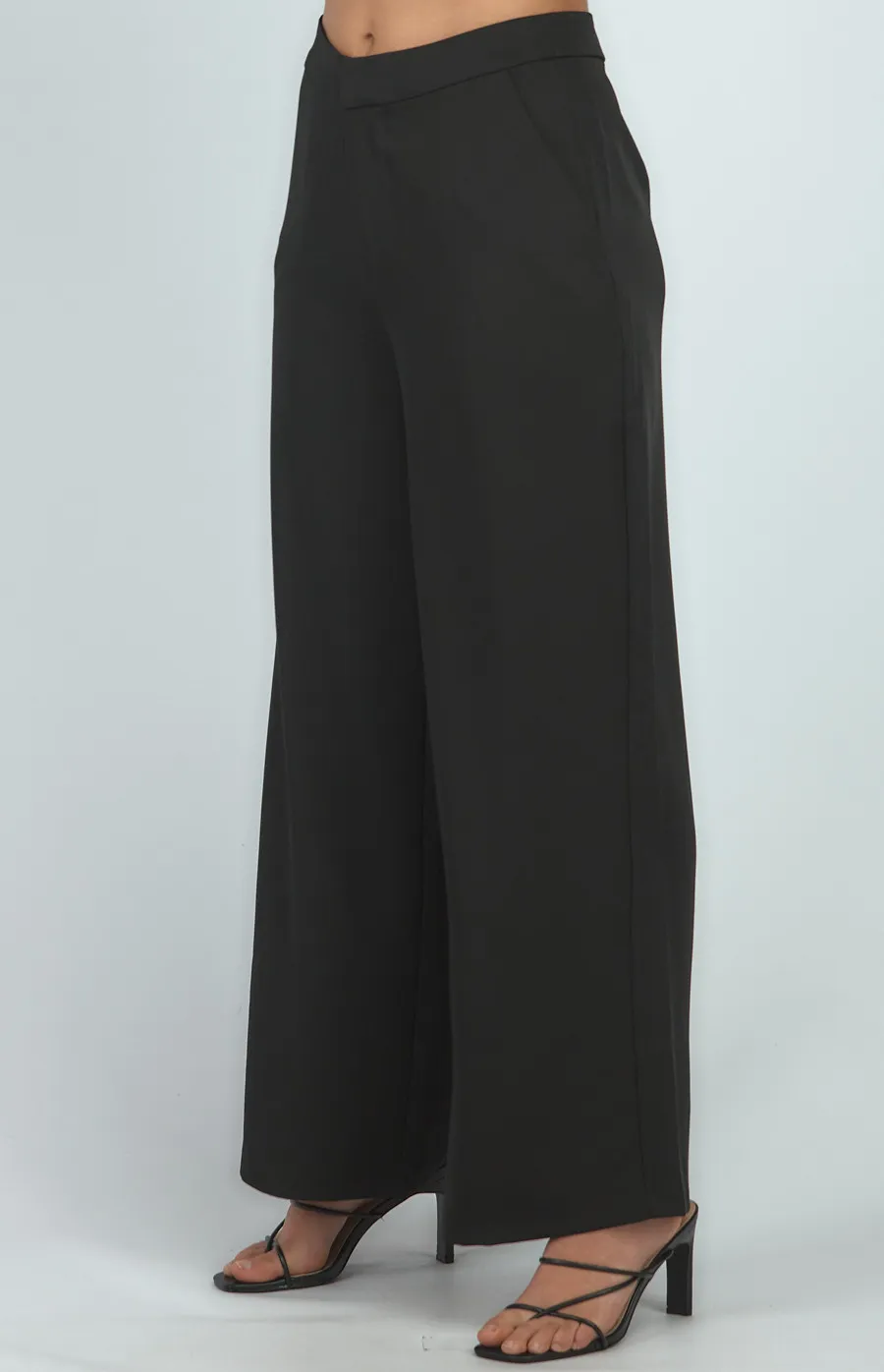 High Waisted Wide Leg Pants (SPA399B)