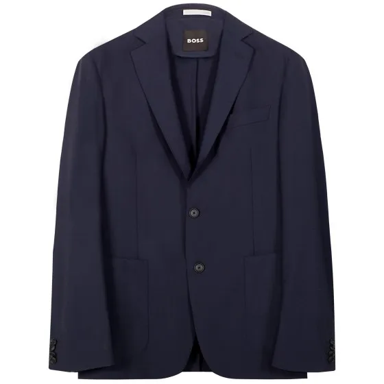 HUGO BOSS P-Hanry-WG Slim Fit Blazer Dark Blue