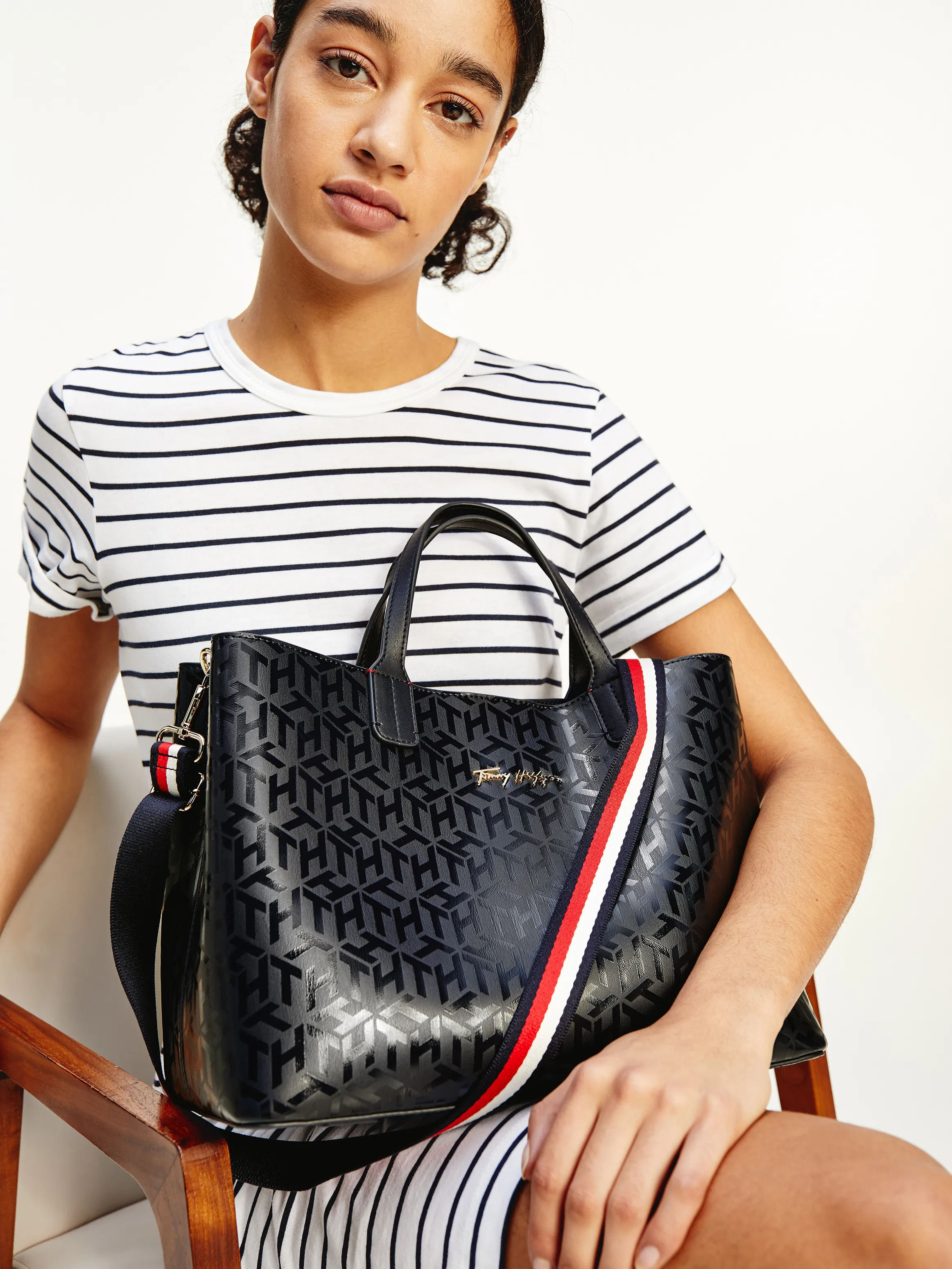 Iconic Monogram Satchel | Bags | Tommy Hilfiger