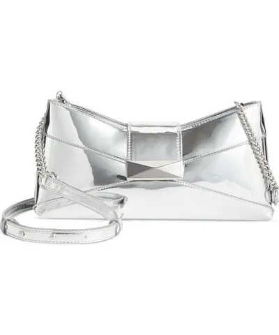 I.N.C. International Concepts Rebecc Medium Metallic Clutch Crossbody