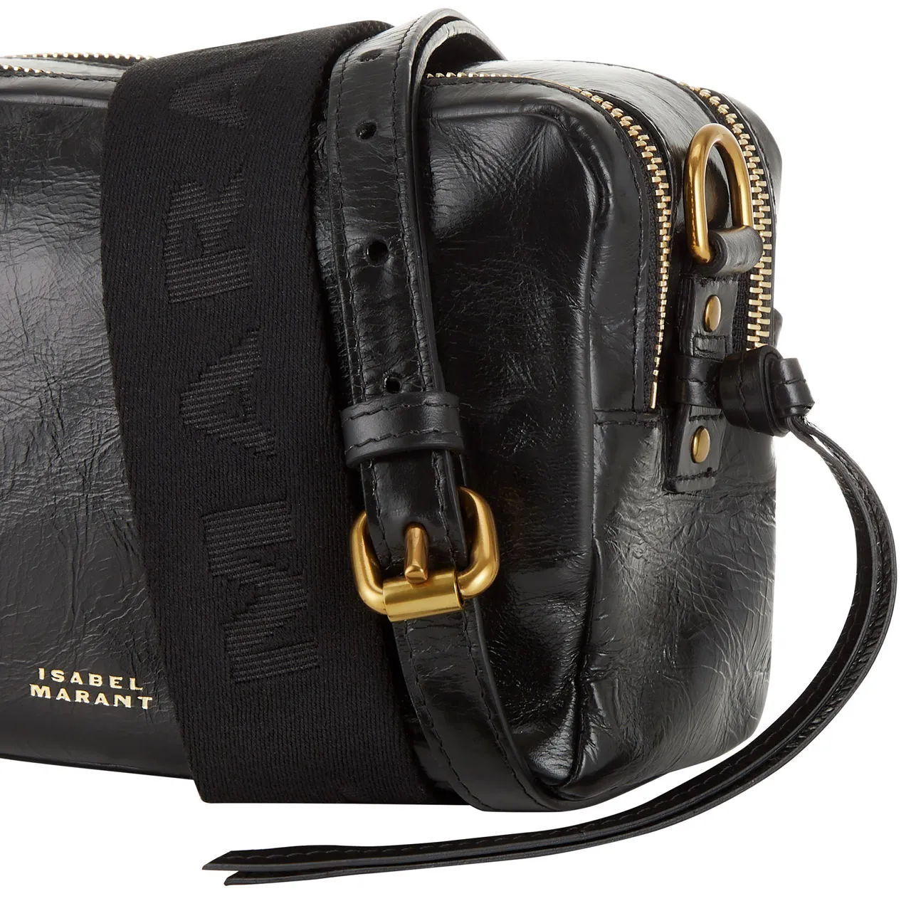 ISABEL MARANT The Sustainable Edit Wardy Camera Crossbody Bag - Black